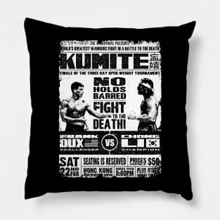 Bloodsport Poster Kumite Frank Dux vs Chong Li Pillow