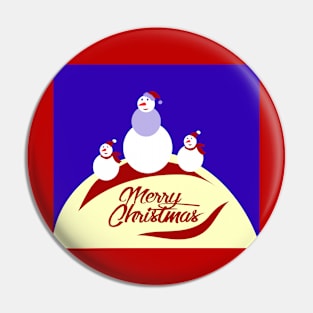 Family snowmans T-Shirt Pin