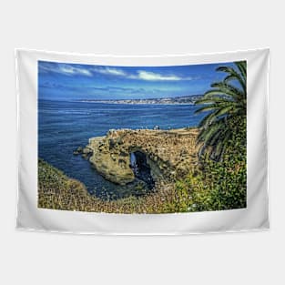 Beach Cave Tapestry