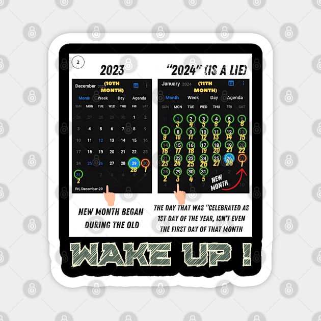 Wake up People! Magnet by Kikapu creations