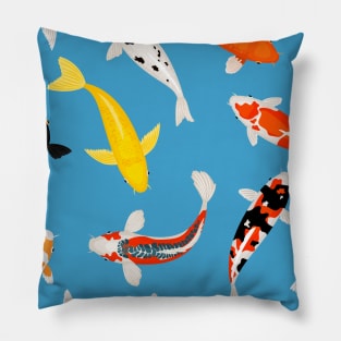 Colorful Koi Fish Pillow