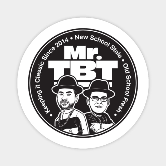 Mr. TBT New Logo Magnet by MrThrowbackThursday