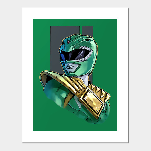 Power Rangers Green poster print