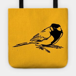 Chickadee Sparrow Bird Tote