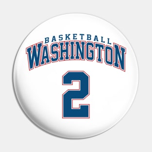 Washington Basketball - Player Number 2 Pin