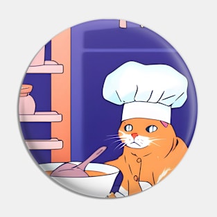 orange cat cooking 02 Pin