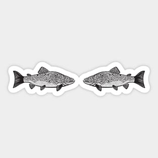 Trout Fish Stickers for Sale