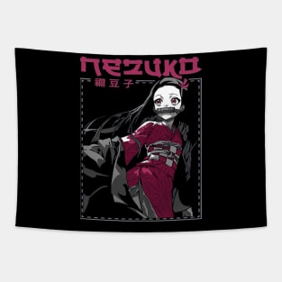 Nezuko Kamado Demon Slayer Anime Tapestry