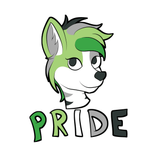 Aro Pride - Furry Mascot T-Shirt