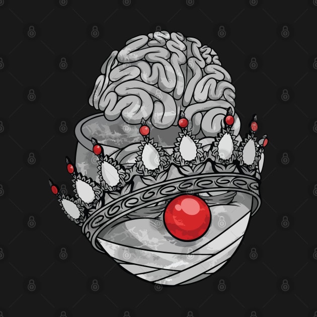 King's Crown - Silver Egg by Gofart