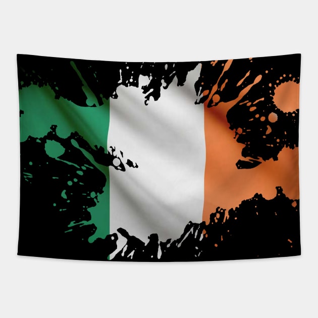 Ireland Flag Tapestry by GoldenGear