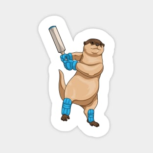 Otter Cricket Cricket bat Magnet