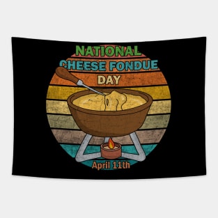 National Cheese Fondue Day Tapestry