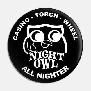 Northern soul night owl Pin