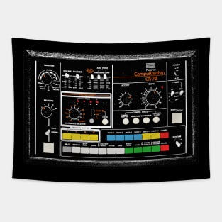 CR-78 / Drum Machine Graphic Art Design Tapestry