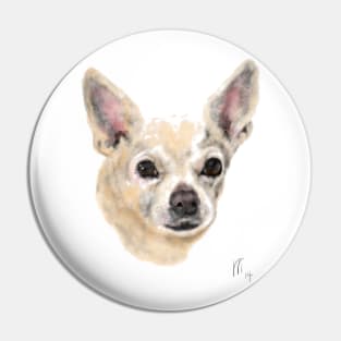 Smiling Chihuahua Pup Pooch Dog Pin