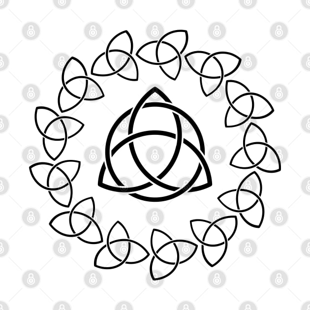 Circle of celtic knots by Bun Art Store