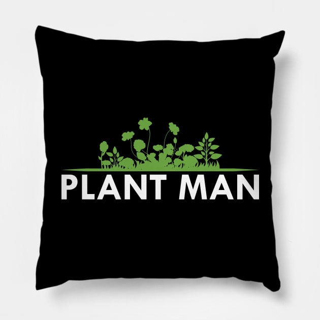 Plant man Pillow by KC Happy Shop