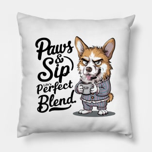 Cozy Critter Coffee Club Design - Embrace the Warmth Pillow