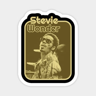 Stevie Wonder - retro classic Magnet