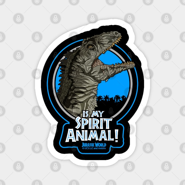 giganotosaurus is my spirit animal, jurassic world Magnet by HEJK81