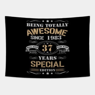 37 Years Special Edition Made In 1983 37th Birthday Tapestry