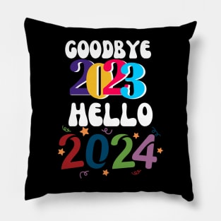 Goodbye 2023, Hello 2024 Pillow