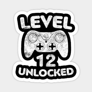 Level 12 12th Video  Birthday Magnet