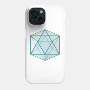 Glass Geodesic Structure Phone Case