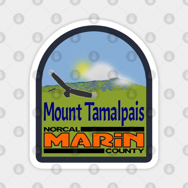 Mount Tamalpais, Marin County California Magnet by Fairview Design