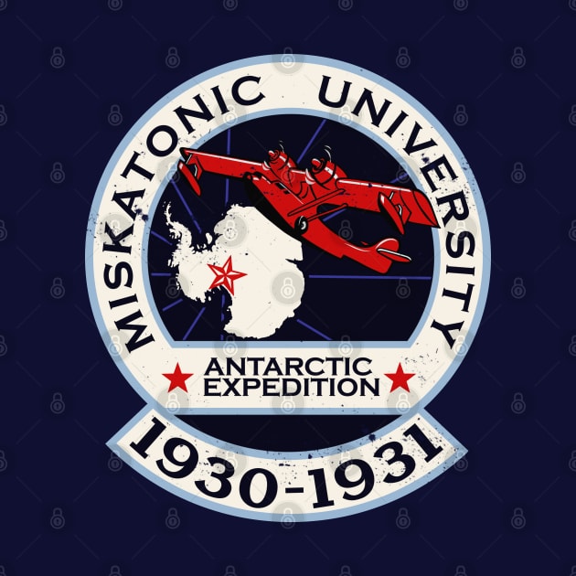 Vintage Retro Miskatonic University Antarctic Expedition by StudioPM71