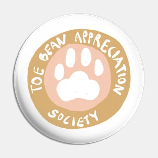 Toe Bean Appreciation Society Pin