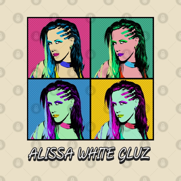 Alissa White Gluz Pop Art Style by ArtGaul