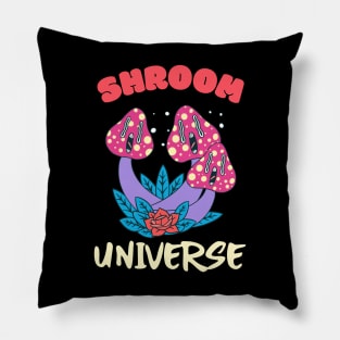 Shroom Universe, Psychadelic Mushroom Pillow