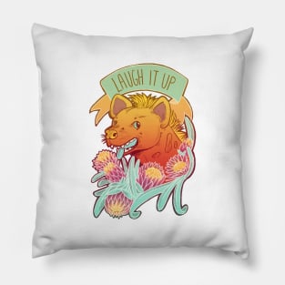 Laughing hyena v.3 Pillow