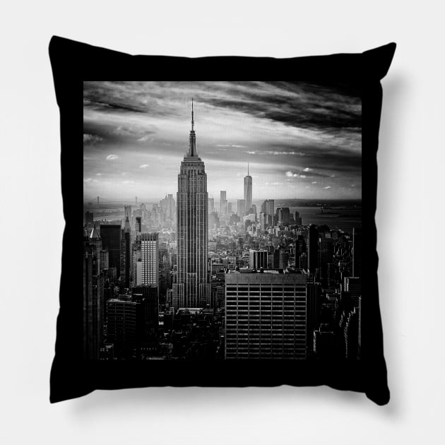 The Empire State Building Pillow by Rosettemusicandguitar