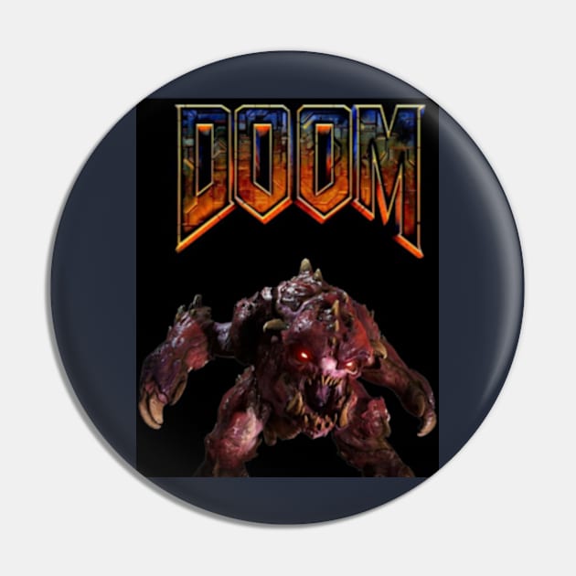 Doom 2016 Cacodemon Pin by The Doom Guy