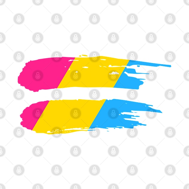 pansexual pride Equals Equality Sign Pan Flag by jamboi