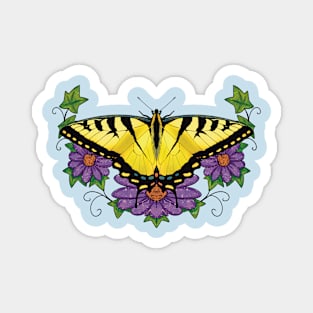 Tiger Butterfly Magnet