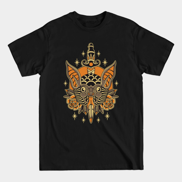 Traditional tattoo bat - Tattoo - T-Shirt