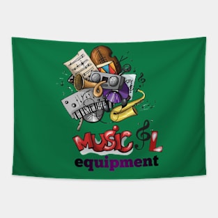 Musical equipment Tapestry