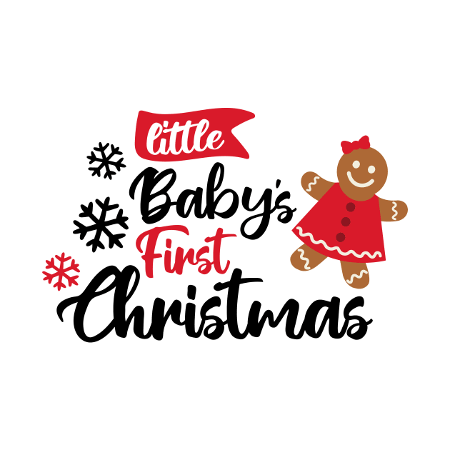 little babys first christmas - Girls by BenHQ