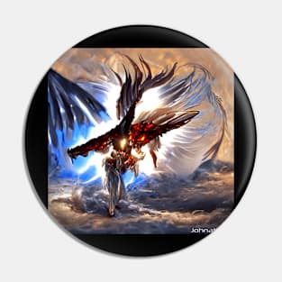 GEFALLENER ENGEL ORIGINAL AI DIGITALLY GENERATED ARTWORK Pin