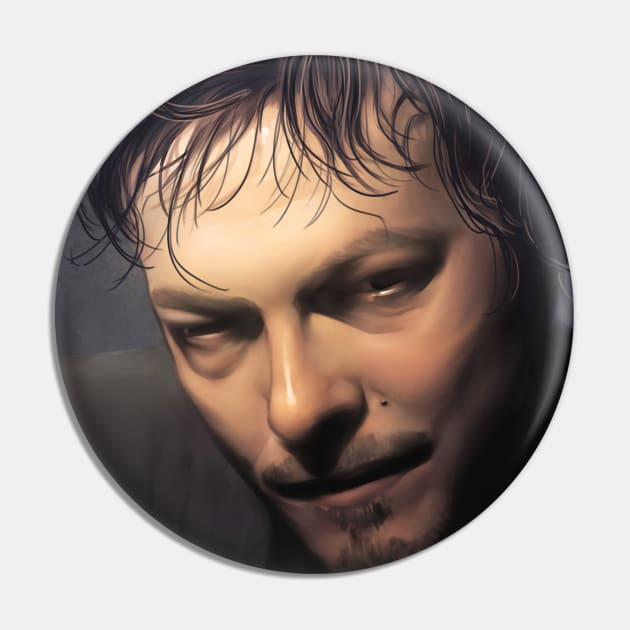 Daryl Close Up Pin by EvoComicsInc