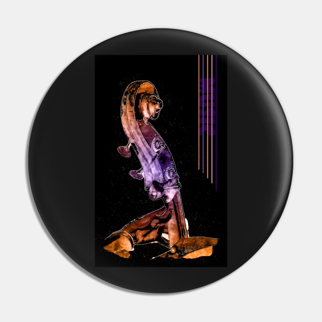 Double Bass Music Pin by cinema4design