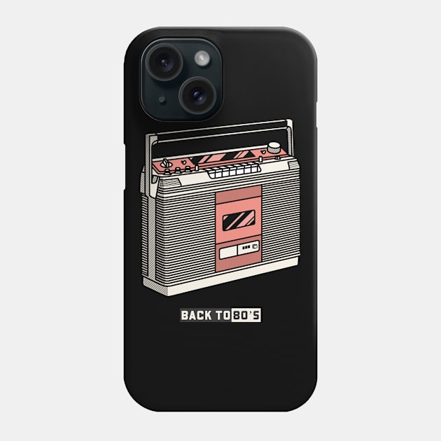 Back to the 80's - Radio Retro and Nostalgic Phone Case by LetShirtSay