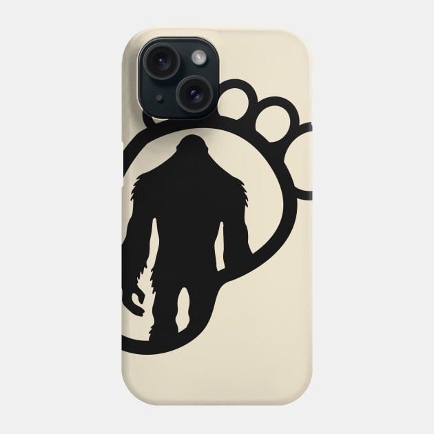 Bigfoot Footprint Phone Case by justSVGs