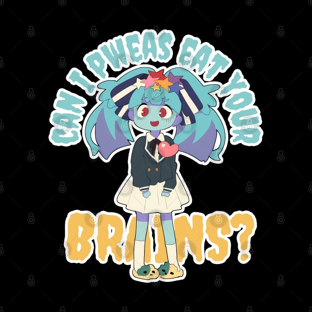 Can I Pweas Eat Your Brains by the-Bebop
