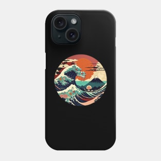 The Great Wave off Kanagawa, Hokusai Japanese Art Style Ocean Phone Case