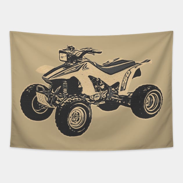 TRX 250R 1986 Tapestry by AdorableBadassRacing